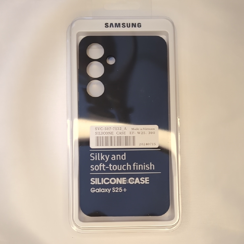 Samsung Galaxy S25+ Soft-Touch Silicone Case - Navy